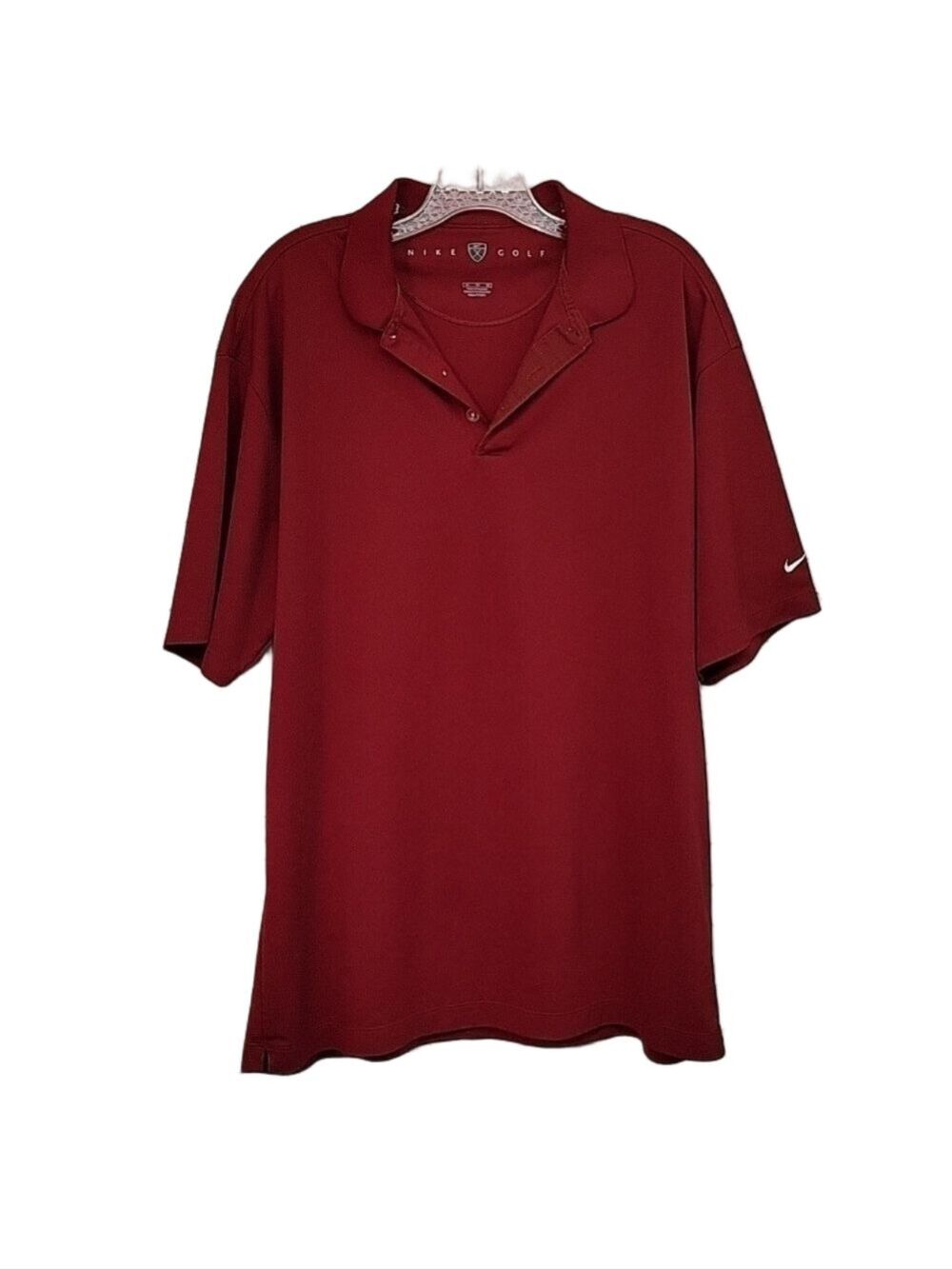 Nike Golf Fit Dry, Men's Burgandy Polo Shirt, Size XL